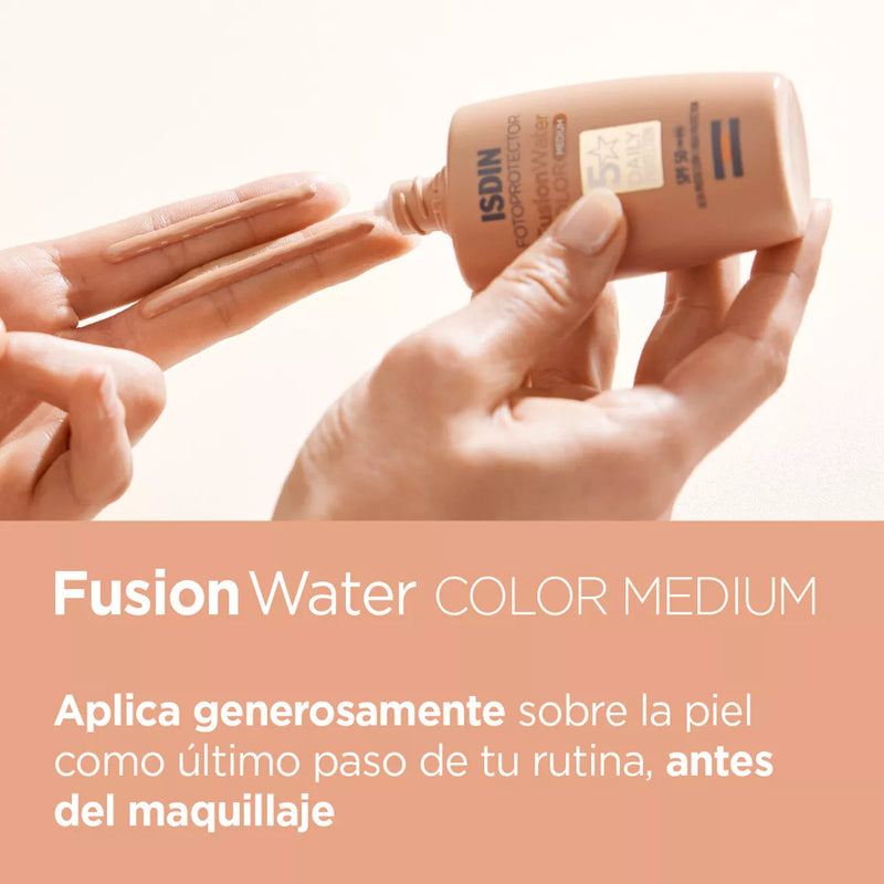 Fusion Water Color Medium Spf 50